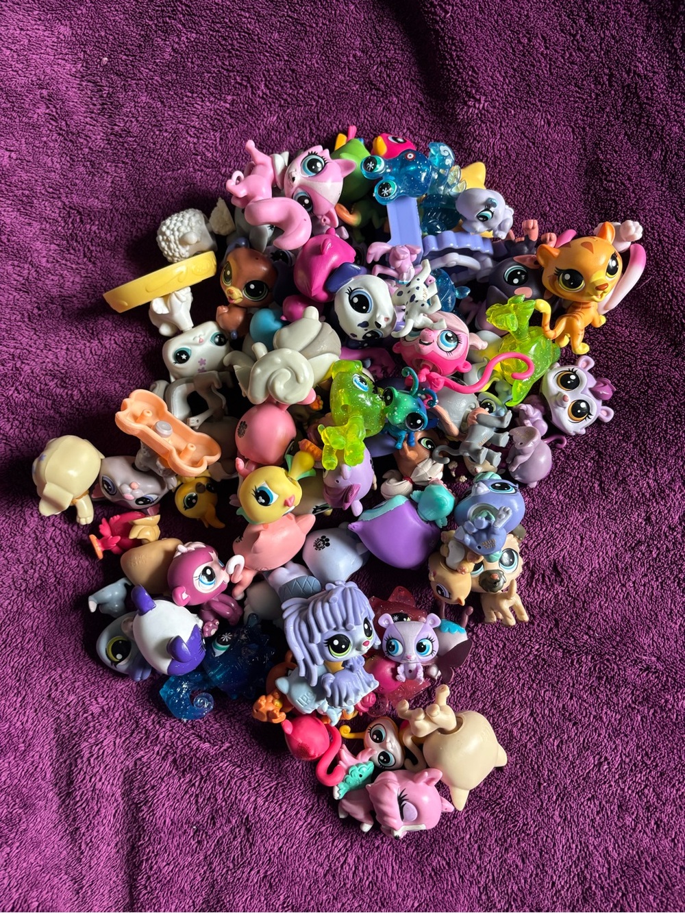 HUGE Littlest Pet Shop Bundle 73 Pets